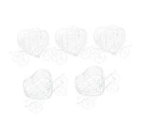 Holibanna 1 Boîtes À Mariage Forme De Petites Boîtes Élégantes Pour Fête Nuptiale Et Anniversaire Originales Cœur Décorations Pour De Table 5 Pièces