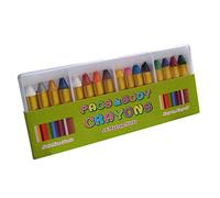 Holibanna 1 Ensemble 16 Crayon De Peinture De Visage Enfants Peinture De Visage Blanche Peintures Pour Le Visage Crayon De Couleur Coloriages Cire D'abeille De Protection De L'environnement