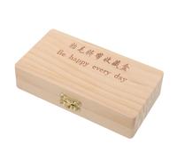 Holibanna 1 Ensemble Boîte à Dents de Lait Personnalisable pour Garçon Fille Organisateur Souvenir Fœtal et Compartiments pour Conserver Dents et Cheveux de Garçon Fille Facile à Utiliser