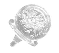 Holibanna 1 Ensemble Boule à Bulles en Cristal Cristaux Décor Pendaison Ornements Chambre à Coucher Globe D'affichage Fissuré Boule De Cristal Exquise Boule De Verre Orne Plastique