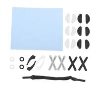 Holibanna 1 Ensemble Combinaison Antidérapante Pour Les Yeux Chaîne De Lunettes Poignées De Lunettes Pour Derrière L'oreille Dispositifs De Retenue Pour Lunettes De Sécurité Gel De Silice