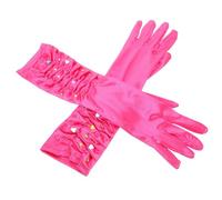 Holibanna 1 Ensemble De Gants De Princesse Pour Enfants : Longs Gants De Princesse Pour Petites - mitaines Ornées De Scintillants Pour Goûter, Anniversaire, Concours Et