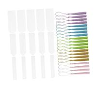 Holibanna 1 ensemble Marque Page Acrylique Transparent avec Franges pour Bricolage et Fournitures Scolaires pour Écoles Bibliothèques et Activités Manuelles