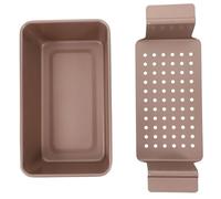 Holibanna 1 Ensemble Moule à Aluminium Antiadhésif Ensemble pour Toast et Gâteaux Outil de Pâtisserie Pratique pour Cuisine et Boulangerie