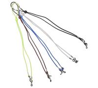 Holibanna 1 Jeu Corde À Lunettes Cordon De Lunettes Ajustable Pont Titulaires Sangle De Lunettes Réglable Collier Cou Chaîne De Lunettes Élégante Chaînes Porte-lunettes Élastique 5 Pièces