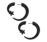 Holibanna 1 Paire Boucles Oreilles Acrylique pour Hommes Boucles Oreilles Unisexes Confortables Faux Plugs Design pour Toutes Occasions