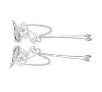 Holibanna 1 Paire De Boucles D'Oreilles Pendantes À Pompon Boucles D'Oreilles De Mariage D'Oreilles De Carnaval D'Oreilles D'Elfe En Métal