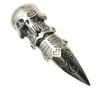 Holibanna 1 Pc Anneau D' Bague D'armure De Anneau D'os De Accessoires De Déguisement Bijoux Bagues Gothiques Complètes Décor Rétro Garçon Homme Alliage Clé à Molette