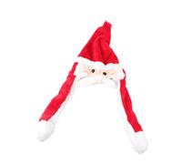 Holibanna 1 Pc Bonnet De Noël à Longues Oreilles Costume De Père Noël Pour Enfants Drôles De Chapeaux De Noël Chapeau De Père Noël Joyeux Noël Lumières De Noël En Plein Air Coton Pp Rouge