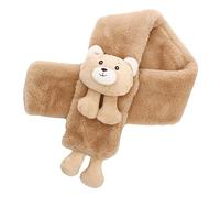 Holibanna 1 Pc Écharpe Pour Enfants Couverture En Peluche Flou Bébé Singe Garçon Cache-cou Pour Enfants Écharpe Avec Capuche Femme Ours Couverture Bébé Khaki Fausse De Lapin
