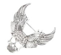 Holibanna 1 Pièce Broche Halloween avec Design Créatif de Crâne Rétro pour Accessoires de Fête et Tenues Festives