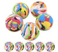 Holibanna 10 Balles D'entraînement de Golf en Mousse Eva Résistantes à l'usure pour Maison et École, Balle de Golf Réutilisable Colorée, Pack de 10 Pièces pour Adolescents et Garçon