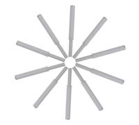 Holibanna 10 ensembles Lot de Loquets à Pression Invisibles pour Meubles Système Push To Open pour Portes Cuisine Armoire Placard Interrupteur Poussoir Discret et Pratique