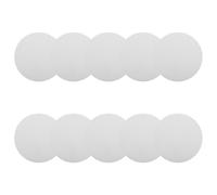 Holibanna 10 Feuilles Rondes de Papier Isolant en Fibre Céramique Ignifuge Diamètre 120 MM Épaisseur 1 MM pour Micro-Ondes Poterie et Fusion du Verre Isolation Thermique Haute