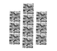 Holibanna 10 Pièces Autocollants Muraux Carreaux Rétro Auto Adhésifs Étanches Résistants pour Cuisine Salle de Bain Décoration Murale DIY