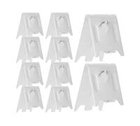 Holibanna 10 pièces Clips de Support Étagère Acier Inoxydable pour Réfrigérateur et Congélateur Lot de Clips de Fixation pour Espace de Rangement et Assurer une Installation Facile