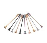 Holibanna 10 pièces Lot Boucles Oreilles Clous Longs Acier Inoxydable Hypoallergéniques pour Hommes et Femmes Design Coréen Léger et Résistant Accessoires de Mode Unisexes