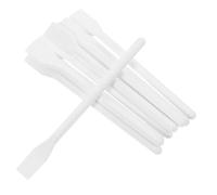 Holibanna 10 pièces Lot de Bâtons Applicateurs Plastique Blanc pour Colle et Peinture Spatules Multifonctions pour Masques Faciaux Mélange et Application Cosmétique Réutilisable