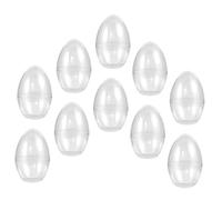 Holibanna 10 Pièces Oeufs transparents de Pâques easter decoration cotillons decoration paque en caisses de bonbons de festival étui à bonbons du festival PC