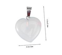 Holibanna 10 pièces Pendentifs Forme de Cœur Couleurs Aléatoires Charms DIY pour Colliers et Bijoux Femme Couleur Aléatoire Couleur Aléatoire