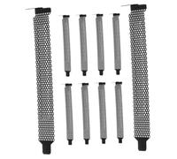 Holibanna 10 pièces Plaques Obturation Pci pour Boîtiers Anti-poussière et Dissipation Thermique Compatible avec Divers Châssis Ordinateur Installation Facile sans Outils