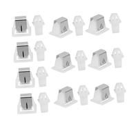 Holibanna 10 Pièces Serrure Pour Sèche-linge Verrous à Claquer Connecteurs D'armoires Serrure à Came Kit De Gâche De Loquet De Porte De Sécheuse Loquet De Porte De Hangar En Plastique