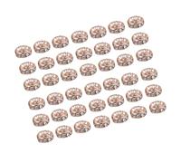 Holibanna 100 pièces Lot de Breloques DIY Forme Anneau pour Bracelets et Colliers Intercalaires Métal Couleur Or Rose Diamètre Accessoires Créatifs pour Bijoux Personnalisés