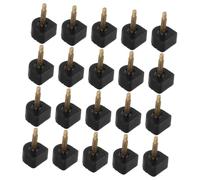 Holibanna 10paires Semelles De Remplacement Pour Talons Embout De Réparation Anti-dérapant Pour Chaussures à Talons Accessoires De Rénovation Silencieux Et Résistants
