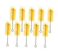 Holibanna 10pièces Brosse De Nettoyage Pour Biberon Biberon Tétine Tube à Essai Lot De Brosses Anneau De Suspension Facile à Ranger