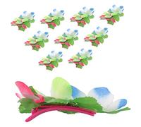 Holibanna 10pièces Lot De Barrettes Cheveux Forme Fleur Fille Epingle Cheveux Decorative Mariage Bal