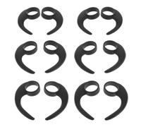 Holibanna 12 Pièces Bouchon d'oreille de Remplacement pour Écouteurs Capuchon de Remplacement pour Écouteurs Silicone Noir M1 10mm Sport Maintien Sûr Activités Physiques