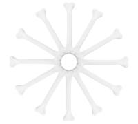 Holibanna 12 Pièces Décoration d'halloween Os Simulé en Plastique Blanc | Décoration Thématique Réaliste, pour Déguisements, Chapeaux et Mises en Scène Farceuses, Facile à Ranger