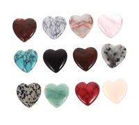 Holibanna 12 Pièces Décoration Forme de Cœur Accessoires de Bureau Décorations de Maison Élégantes