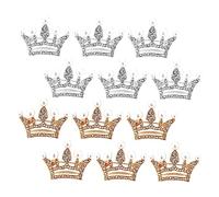Holibanna 12 Pièces Lot De Broches Couronnes Épingles Revers Pour Femmes Bijoux Fins Pour Vêtements Et Chapeaux