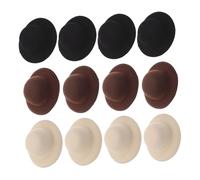 Holibanna 12 Pièces Mini Top Hat Hair Clips Retro Cowgirl Hair Pins Lightweight Elegant Small Hat Clips For Party Tea Gatherings