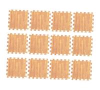 Holibanna 12 Pièces Tapis de Jeu Mousse à Emboîter Tapis de Sol Grain de pour Garçon Fille Matelas de Jeu Confortable et Sûr pour Sol Maison École