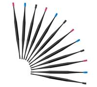 Holibanna 12pcs Kit Nettoyeur Oreille Silicone avec Cuillère et Brosse, Réduit Risque de Blessure, Léger, Adapté pour Maison et Bureau