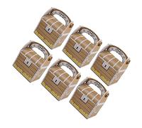 Holibanna 12pièces Boîtes Cadeau Pirate Papier Coffret De Rangement Vintage Pour Bonbons Et Petits Jouets Coffres Au Trésor Légers Pour Fête Anniversaire Garçon Fille