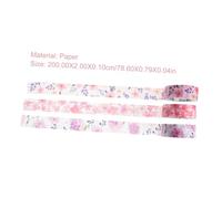 Holibanna 13 rouleaux Ruban Adhésif Décoratif pour Carnet Ensemble de Motifs Floraux Sakura Papier Washi Coloré pour Scrapbooking et DIY