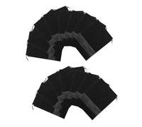 Holibanna 15 Pièces Sac à Chaussures de Voyage Sac de Rangement Poussière à Cordon Organisateur Portable Non Tissé pour Baskets et Bottes Compact et