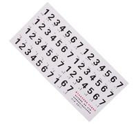 Holibanna 1ensemble Autocollants Chiffres Piano Clavier Touches Autoadhésifs Décalques Clavier Débutants Apprentissage Rapide