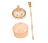Holibanna 1ensemble Gobelet Apprentissage Silicone Doux Avec Bec Verseur Et Paille Pour Garçon Fille Tasse De Transition Sécurisée Pour Alimentation Infantile Conception v Pour Usage