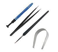 Holibanna 1Ensemble Kit De Lubrification De Clavier avec Pincettes Support De Tige Et Outils pour Commutateurs Mécaniques Accessoires Pratiques pour Nettoyage Et Réparation