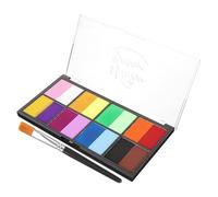 Holibanna 1Ensemble Palette De Peinture Pour Soluble Eau Ensemble De Couleurs Pour Carnaval Cosplay Avec Peinture Cosmétique