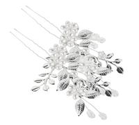Holibanna 1paire Peigne De Mariée Avec Perles Immitation Accessoire Élégant Pour Coiffure Nuptiale Et Événements Spéciaux
