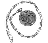 Holibanna 1pièce Montre à Gousset Rétro Antik Montre De Poche Quartz avec Design Squelette Idéale pour Hommes Et Uniques