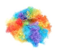 Holibanna 1pièce Perruque Clown Colorée Afro Accessoire De Costume Pour Fête Carnaval Et Spectacle