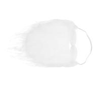 Holibanna 1pièce Perruque Et Barbe De Père Pour Spectacles De Accessoires De Cosplay Santa Claus Blanc