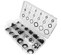 Holibanna 2 boîtes Kit Boîtes de Joints Toriques Caoutchouc Noir Assortiment pour Étanchéité Électrique et Sertissage Câbles Variées avec Boîte de Rangement Pratique