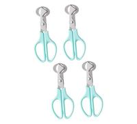 Holibanna 2 Ensembles Ciseaux À Œufs Acier Inoxydable Coupe Pratique Pour Œufs De Caille Outils Et Portables Pour Cuisine Et Pique Bleu Ciel 2 Pièces